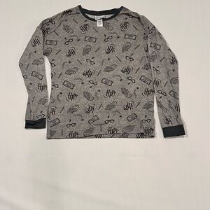 Wizarding World of Harry Potter Sleep Shirt Pajama Top Eyeglasses Print Small